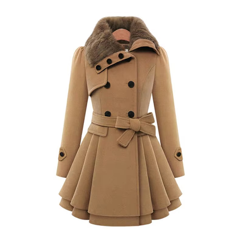 Eloise Women's Coat | Black, Brown