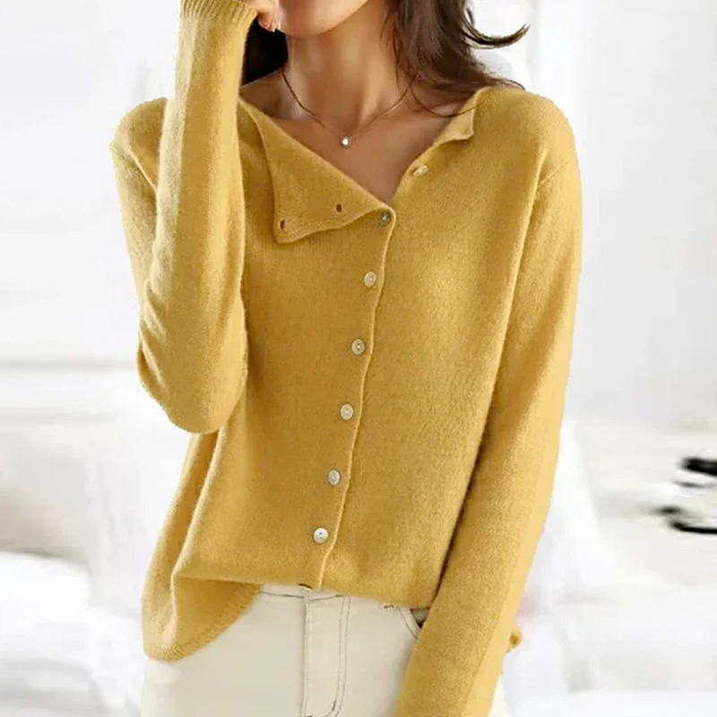 Vienna Women's Cardigan - fabric and finish detail