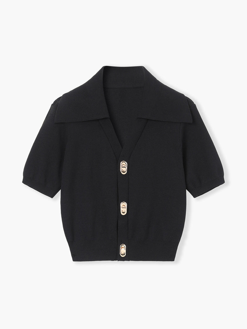 Wren Women's Top | Slim Fit, Knit, V-neck