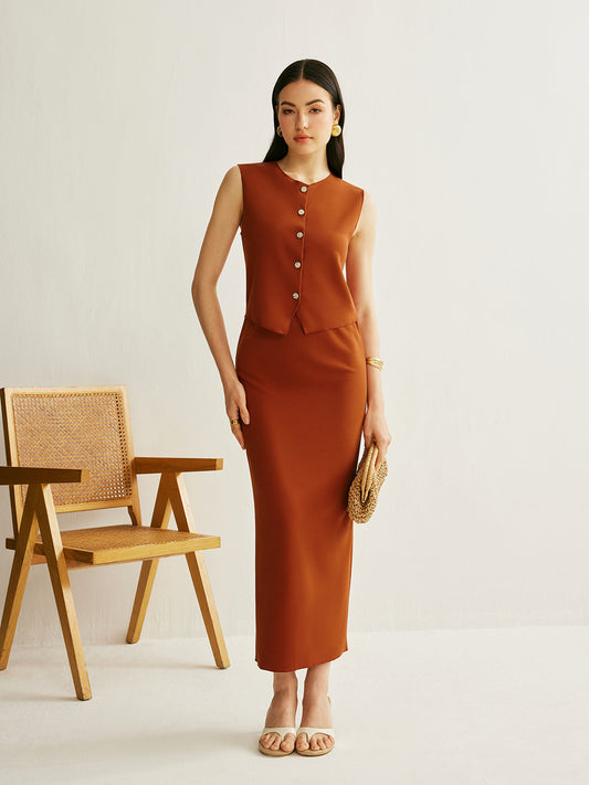 Camille Women's Skirt - styled view