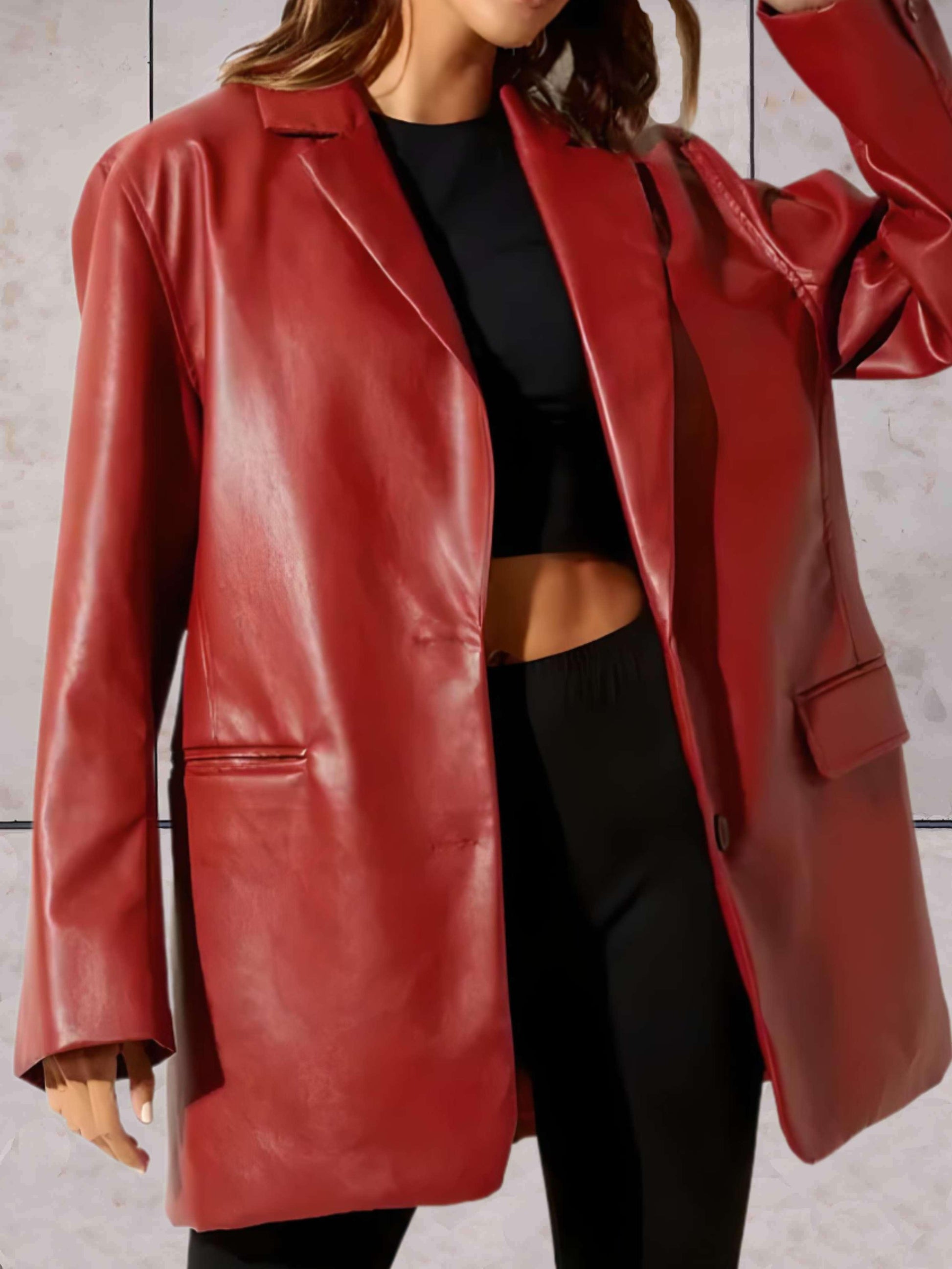 Hattie Women's Oversized Blazer - styled view