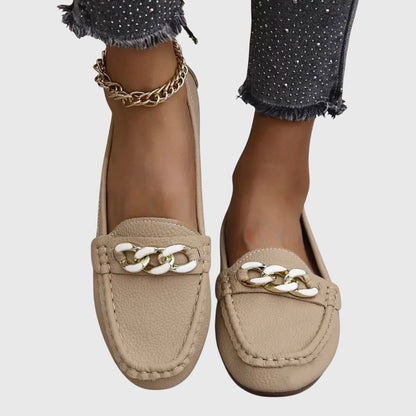 Astrid Women's Loafers - fabric and finish detail