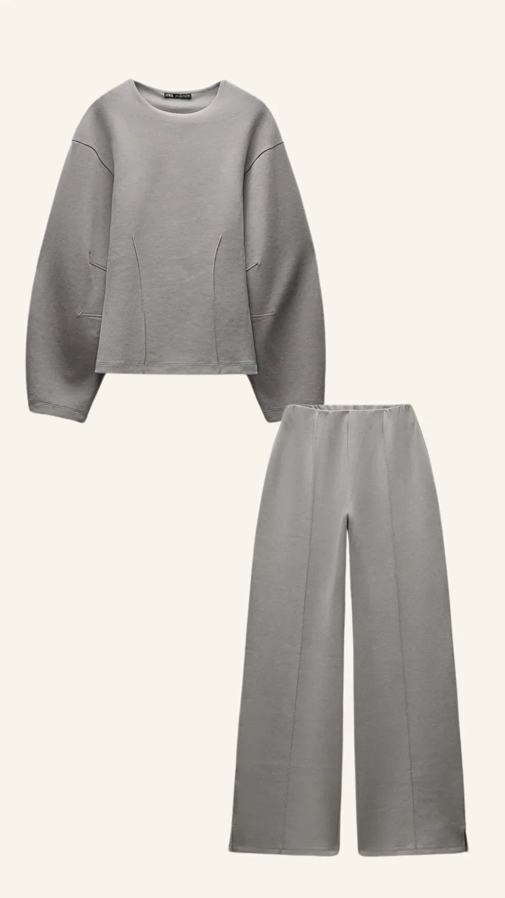 Ines Women's Two-piece Set - fabric and finish detail