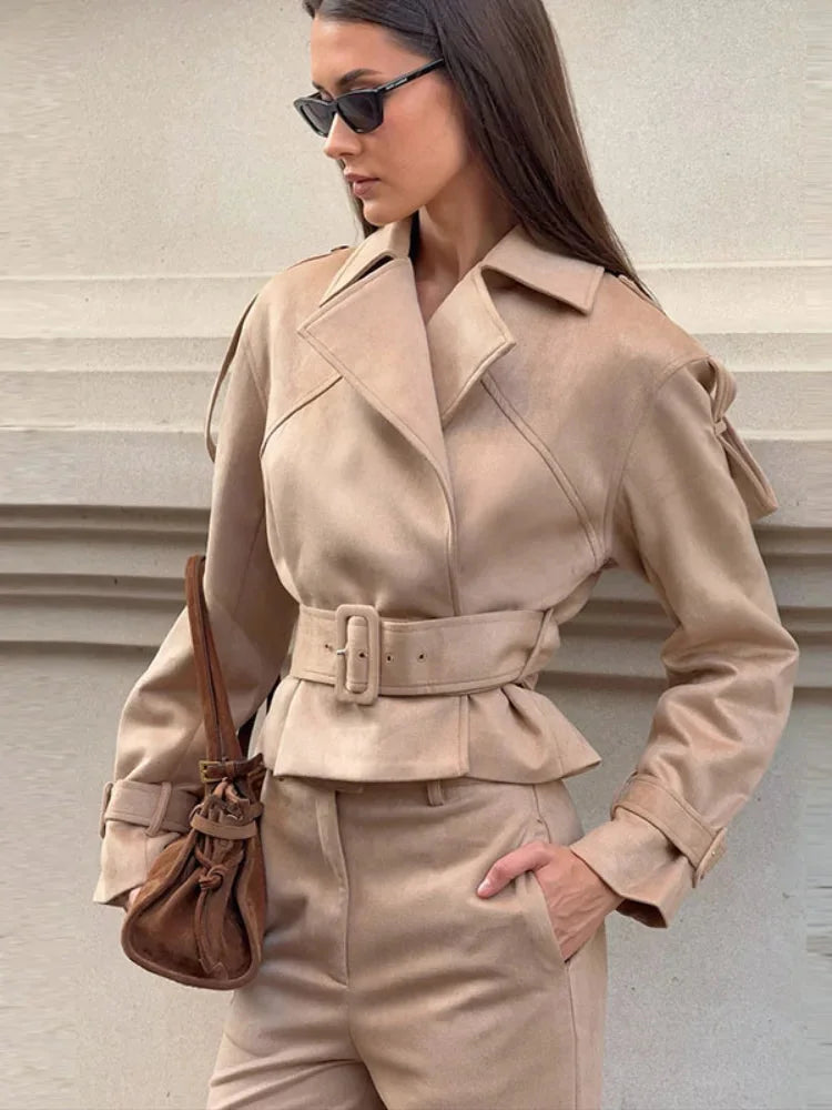 Violette Women's Adjustable Two-piece Set - fabric and finish detail