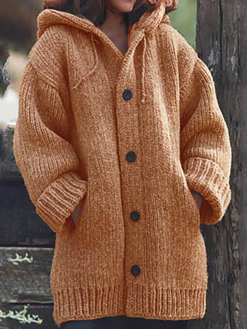 Tamsin Women's Oversized Cardigan - close-up detail