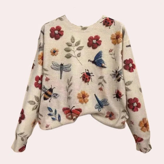 Wren Women's Sweater - back view