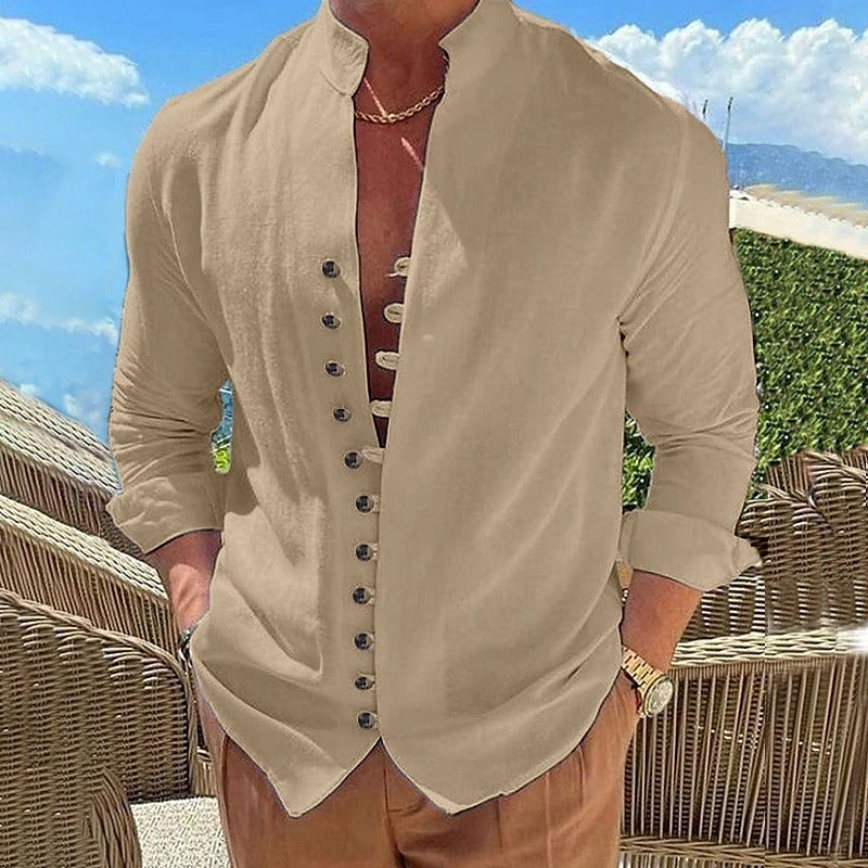 Owen Men's Shirt - fabric and finish detail
