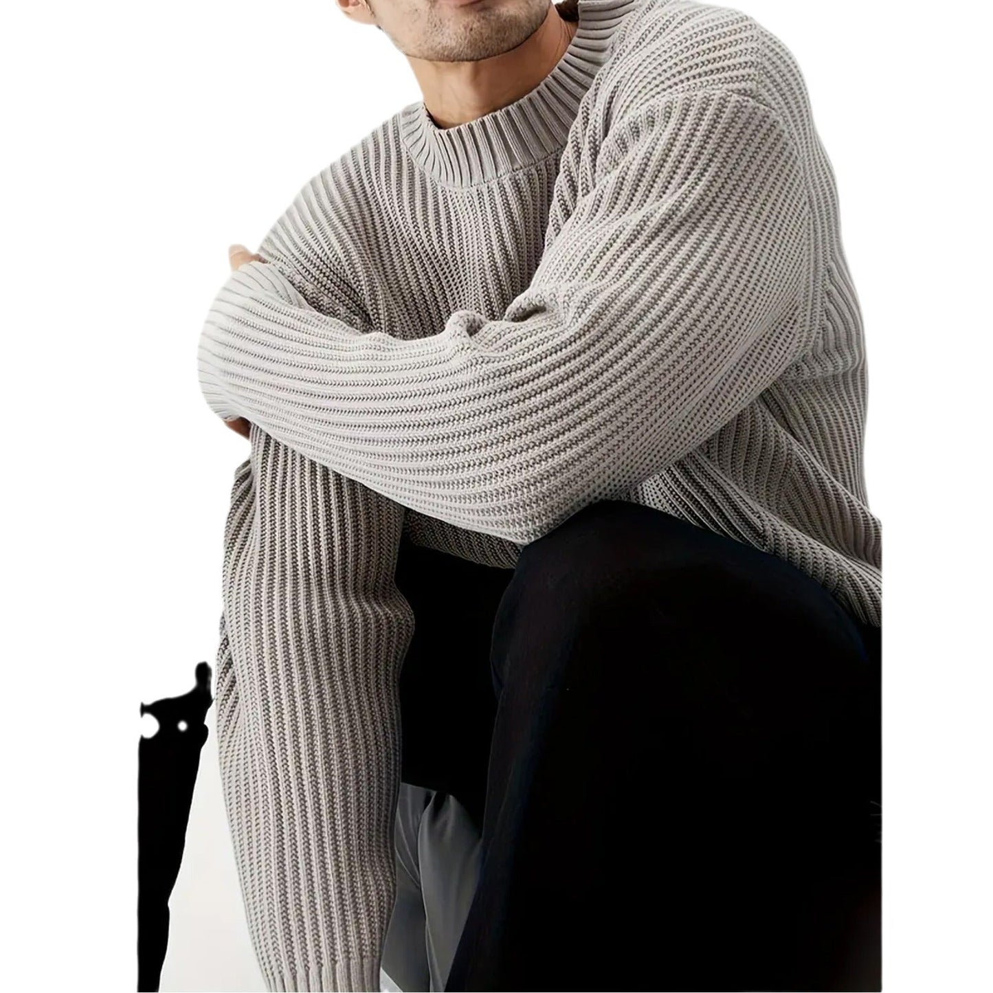 Elias Men's Sweater - full-length view
