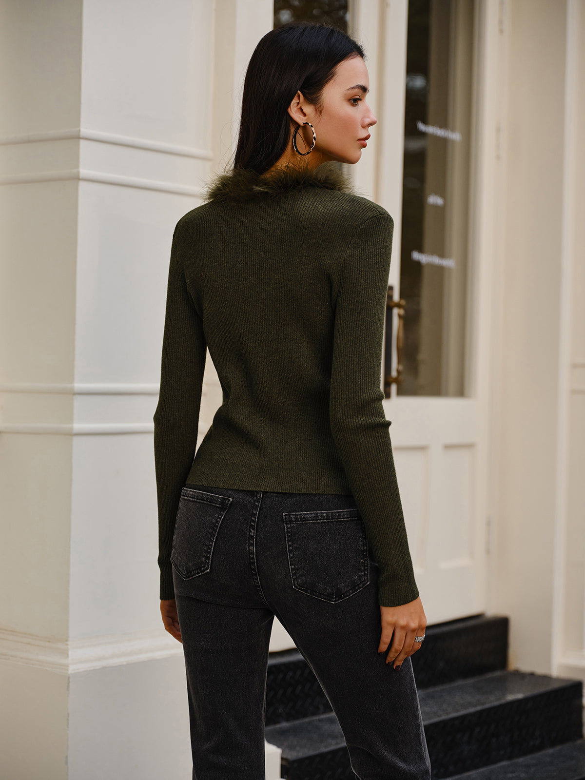 Tilda Women's Sweater - flat lay
