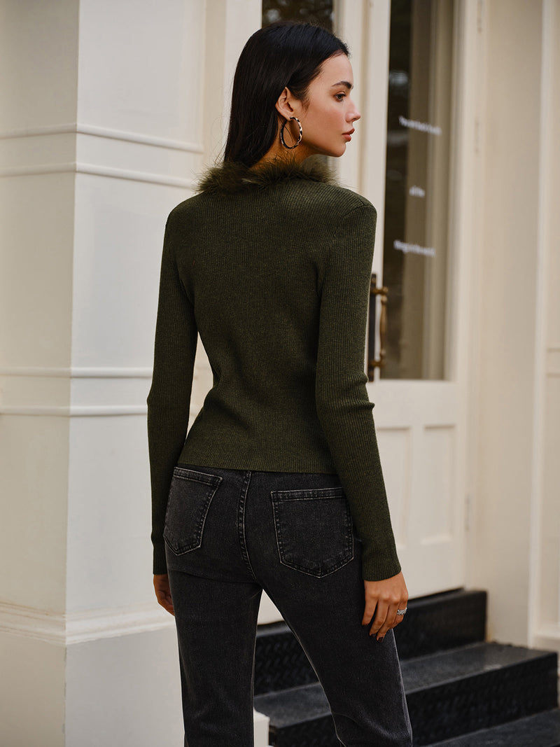 Tilda Women's Sweater - flat lay