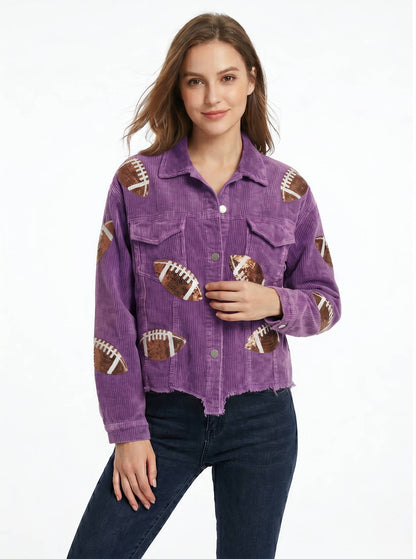 Nell Women's Oversized Jacket - flat lay