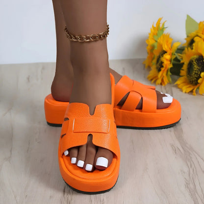 June Women's Slippers - fabric and finish detail