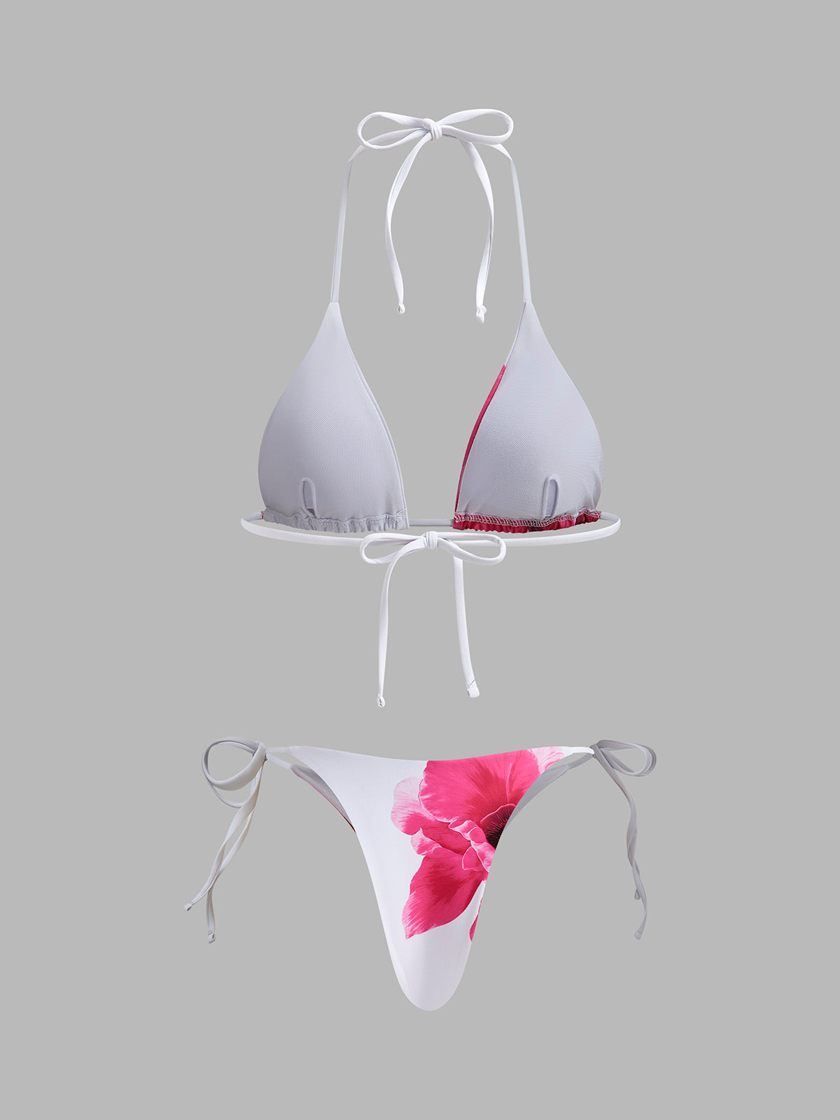 Mira Women's Floral Swimsuit - fabric and finish detail