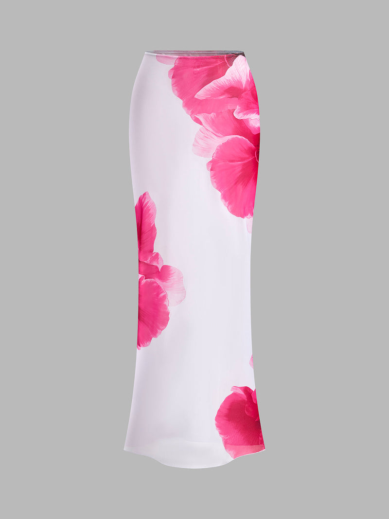 Mira Women's Floral Swimsuit - full-length view