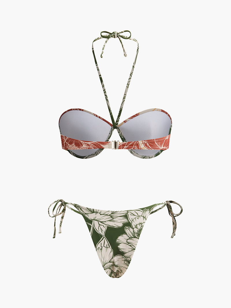 Tamsin Women's Floral Swimsuit - back view