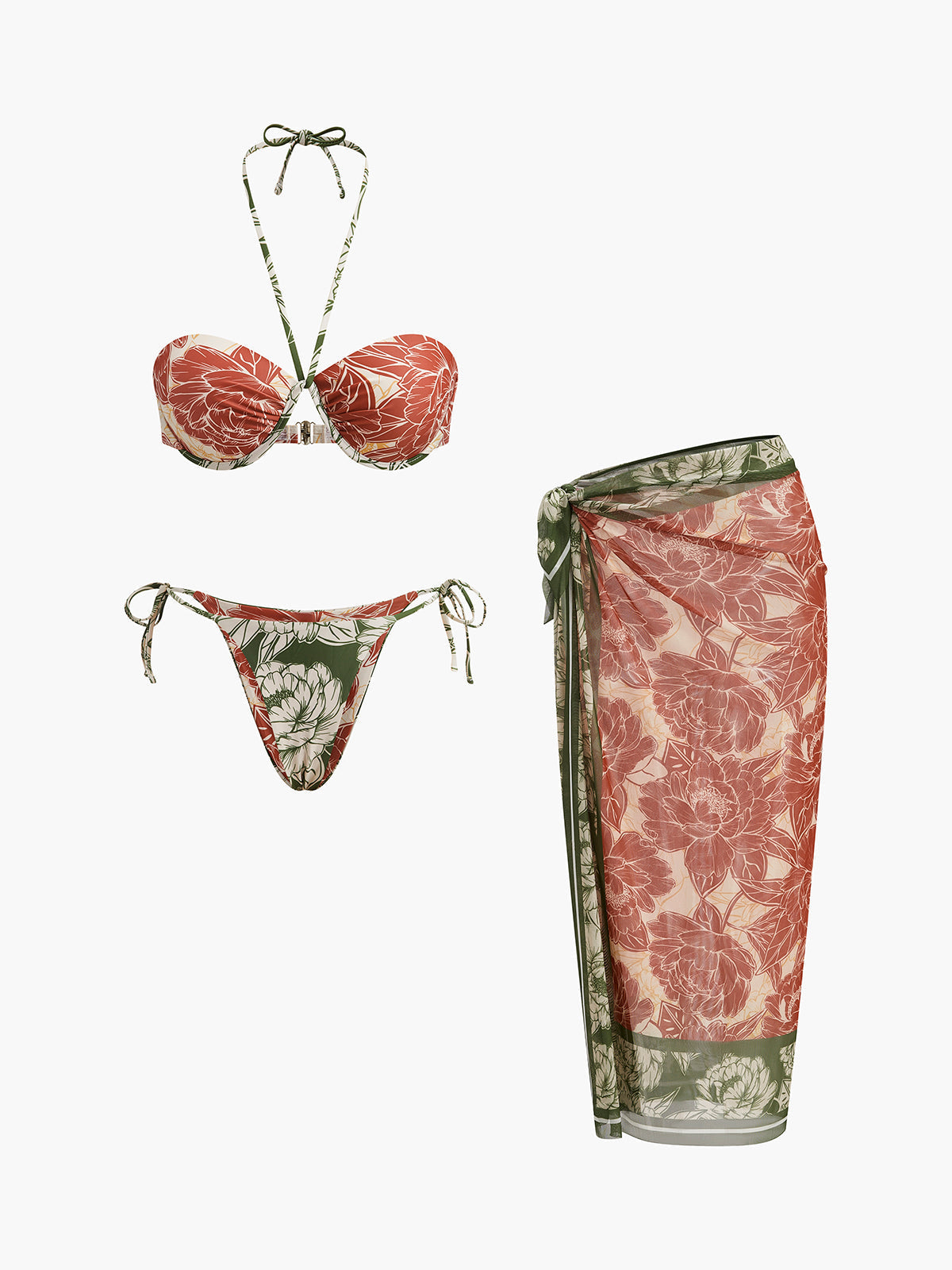 Tamsin Women's Floral Swimsuit - front view