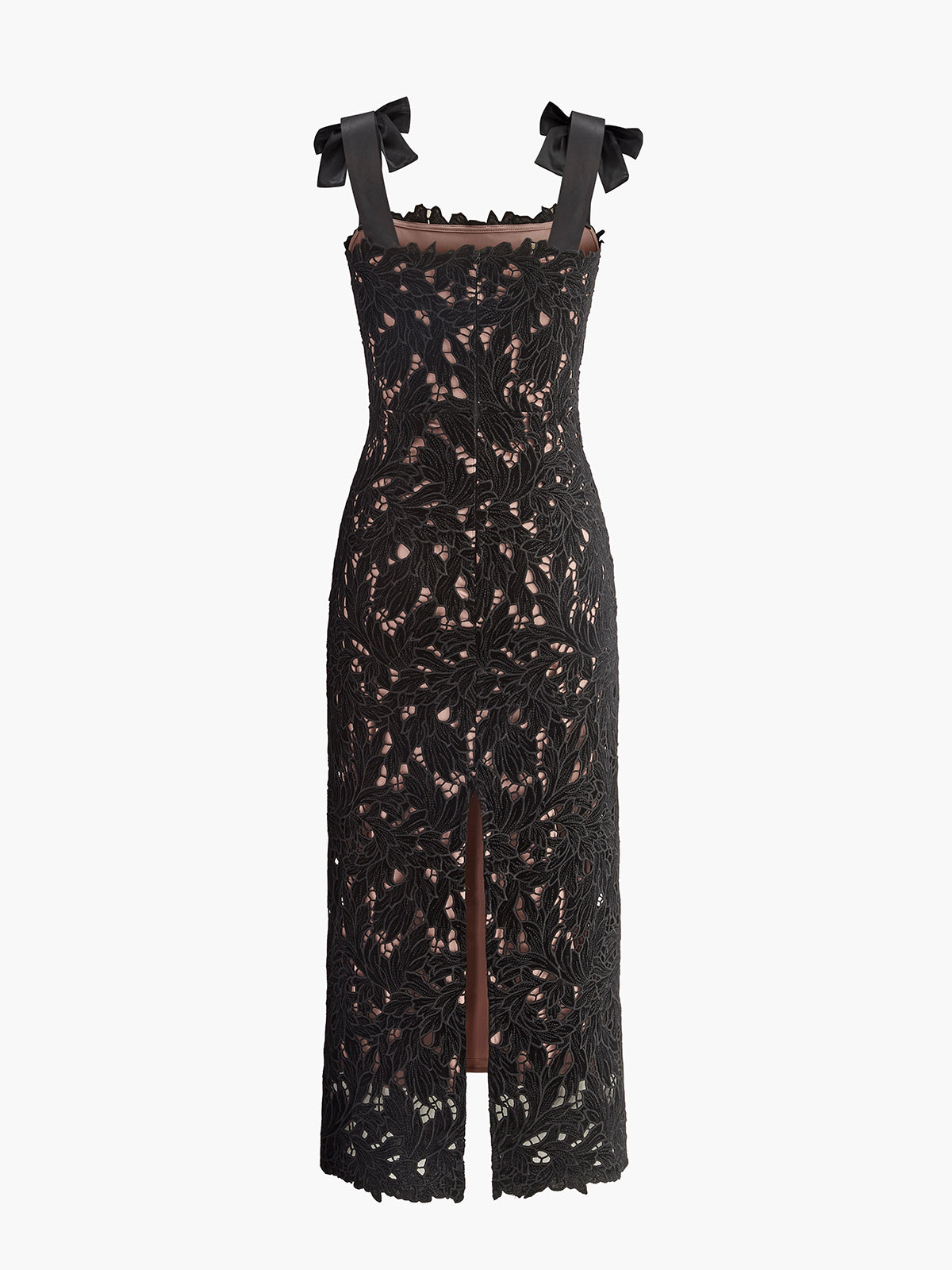 Noor Women's Floral Dress - fabric and finish detail