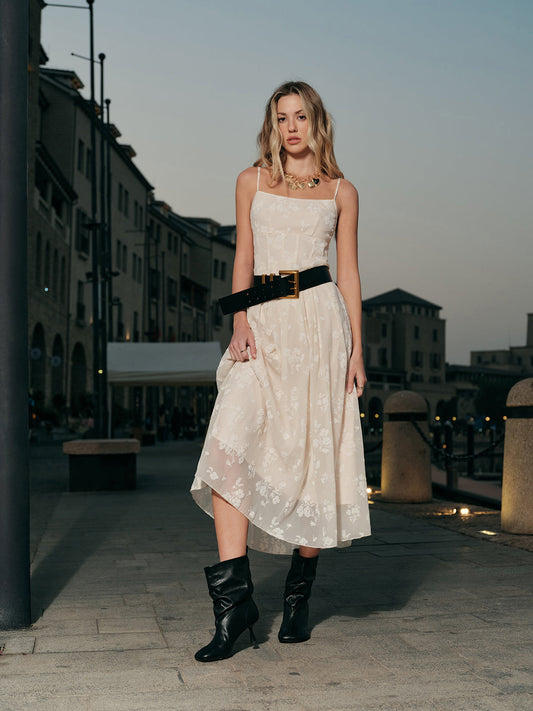 Quinn Women's Floral Dress - styled view