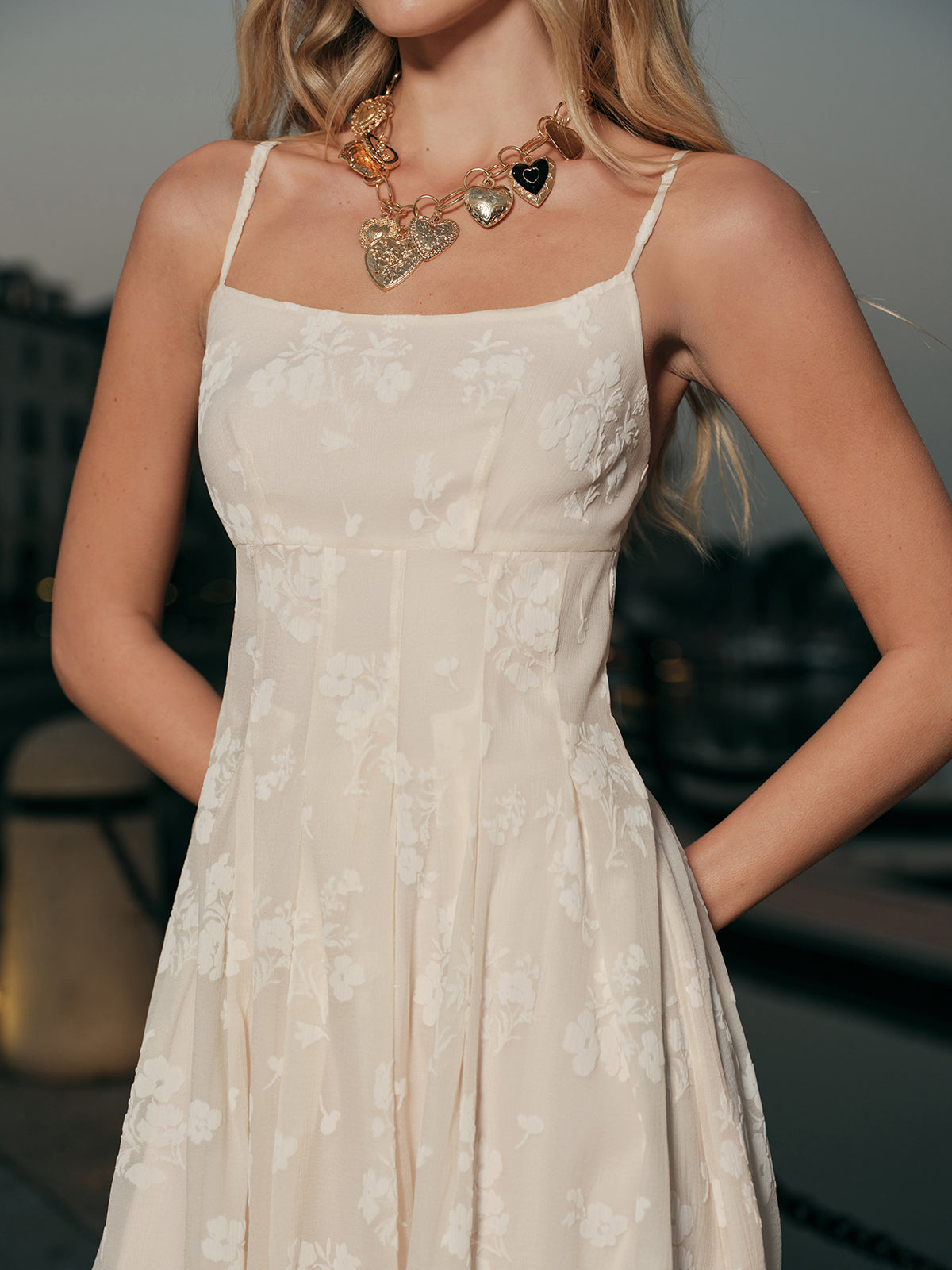 Quinn Women's Floral Dress - full-length view