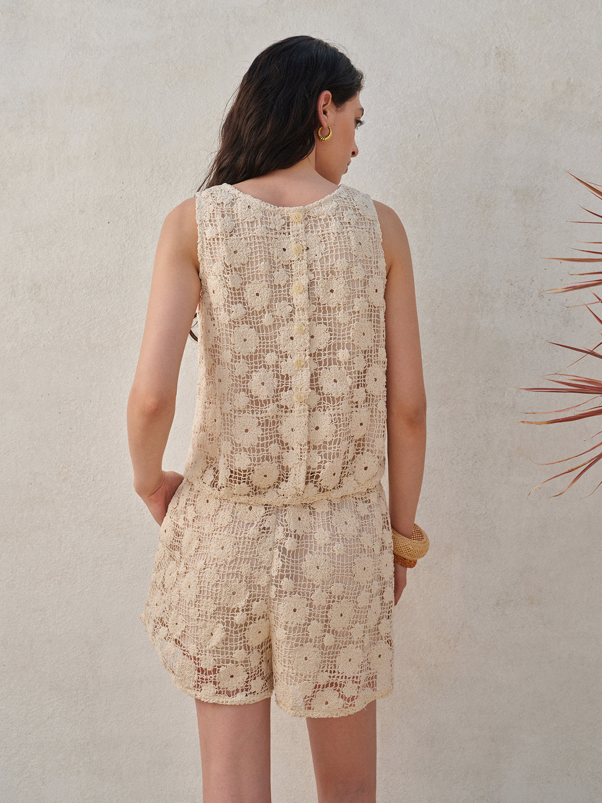 Opal Women's Floral Shorts - full-length view