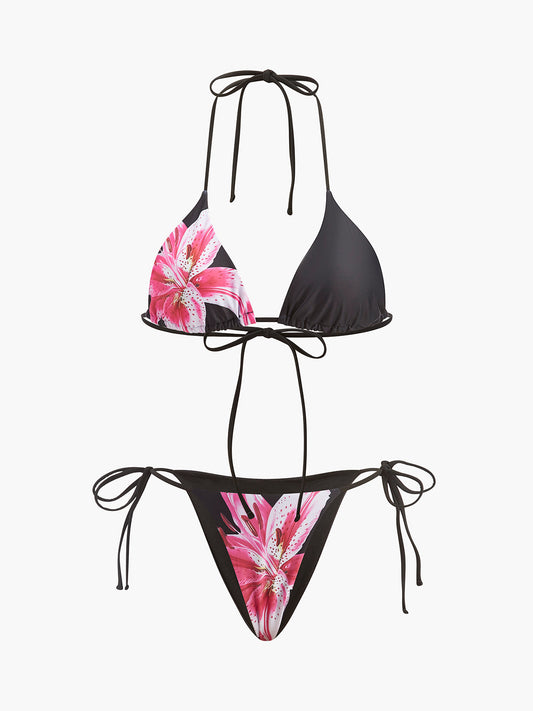 Lumi Women's Floral Swimsuit - styled view