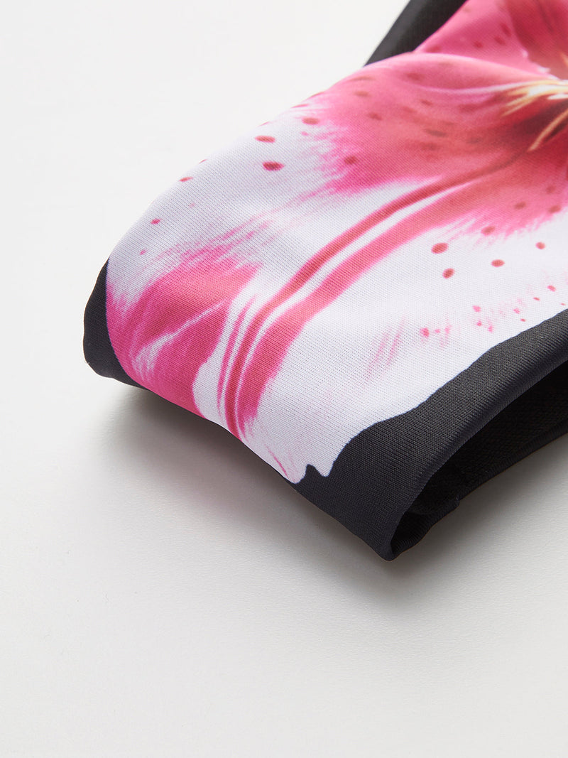 Lumi Women's Floral Swimsuit - close-up detail