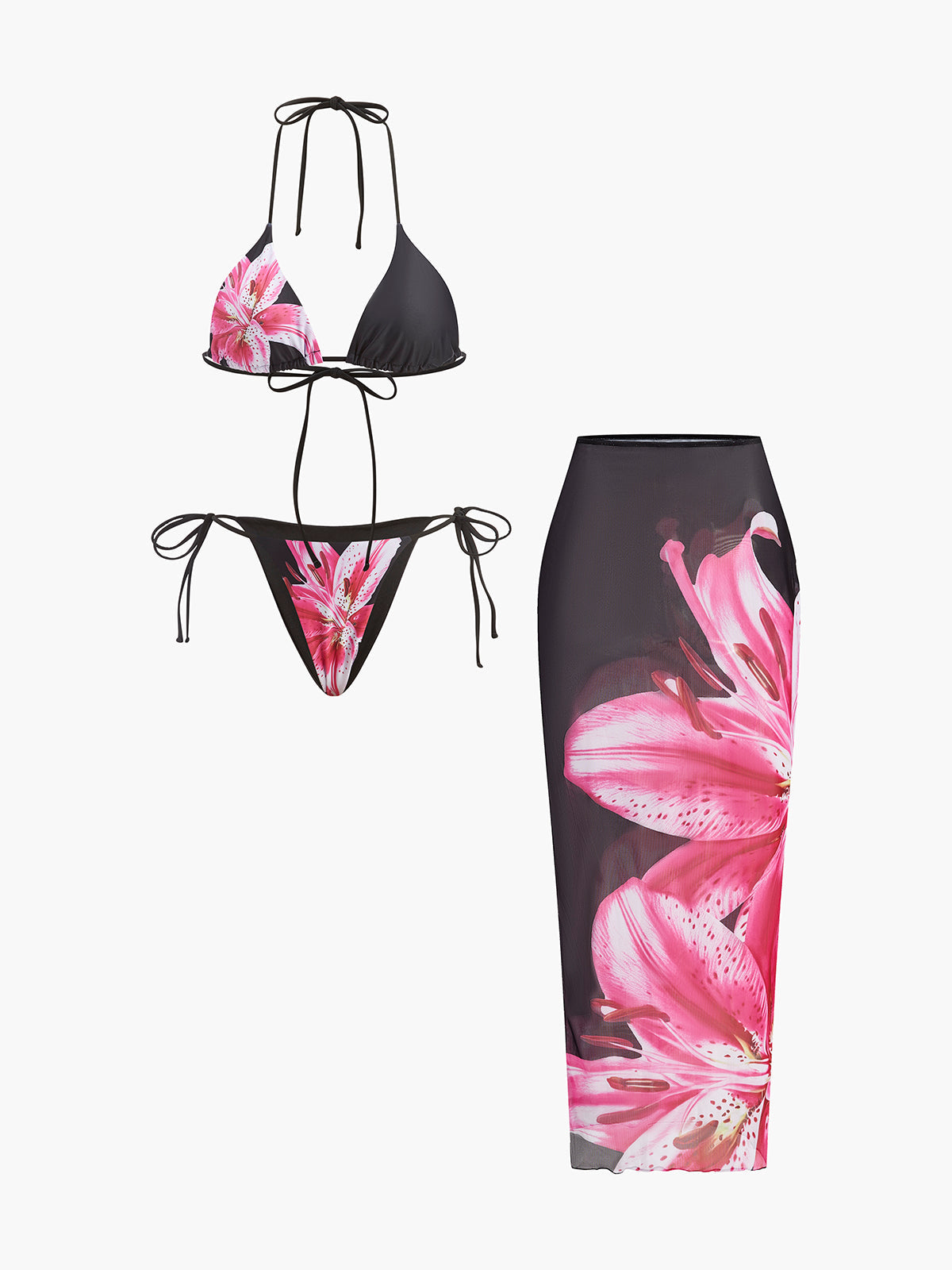 Lumi Women's Floral Swimsuit - front view