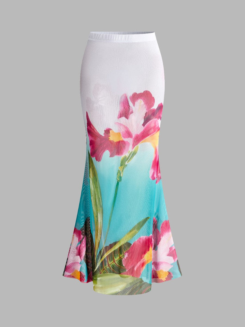 Selma Women's Floral Cover-up | Mesh