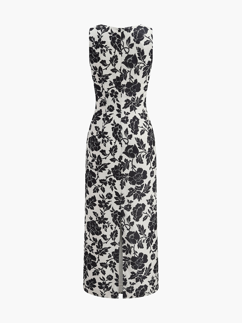 Kaia Women's Floral Dress - flat lay