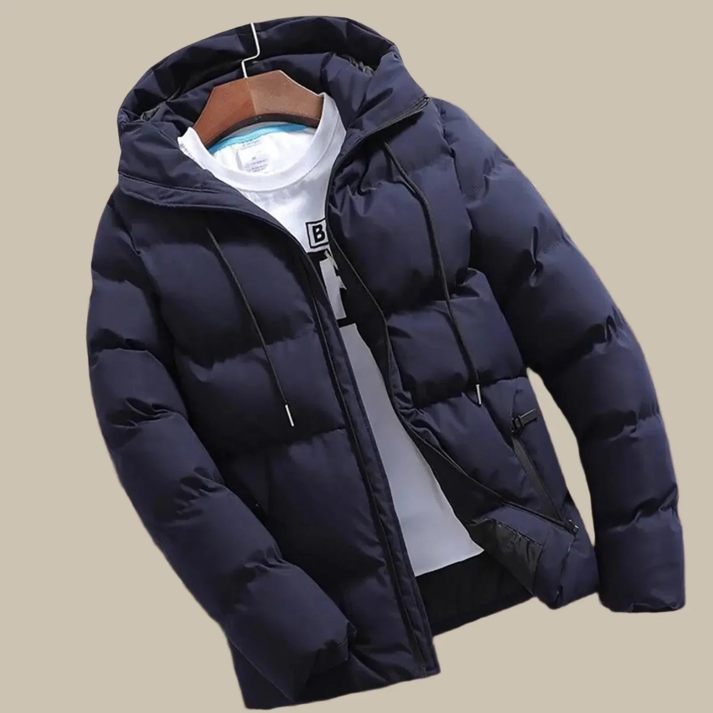 Xavier Men's Puffer Jacket - front view