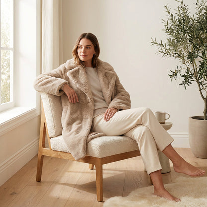 Olivia Women's Winter Coat | Soft Faux Fur, Oversized Fit