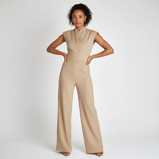 Mira Women's Jumpsuit | Flared Bottoms, Double Lined