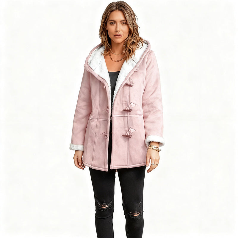 Astra Women's Winter Coat | Cozy Hooded Design, Classic Toggle Closure