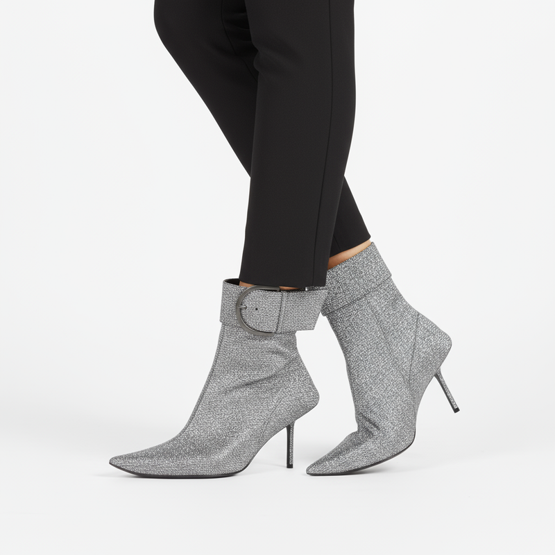 Bella Women's Ankle Boots | Microfiber, Trendy Zipper Design