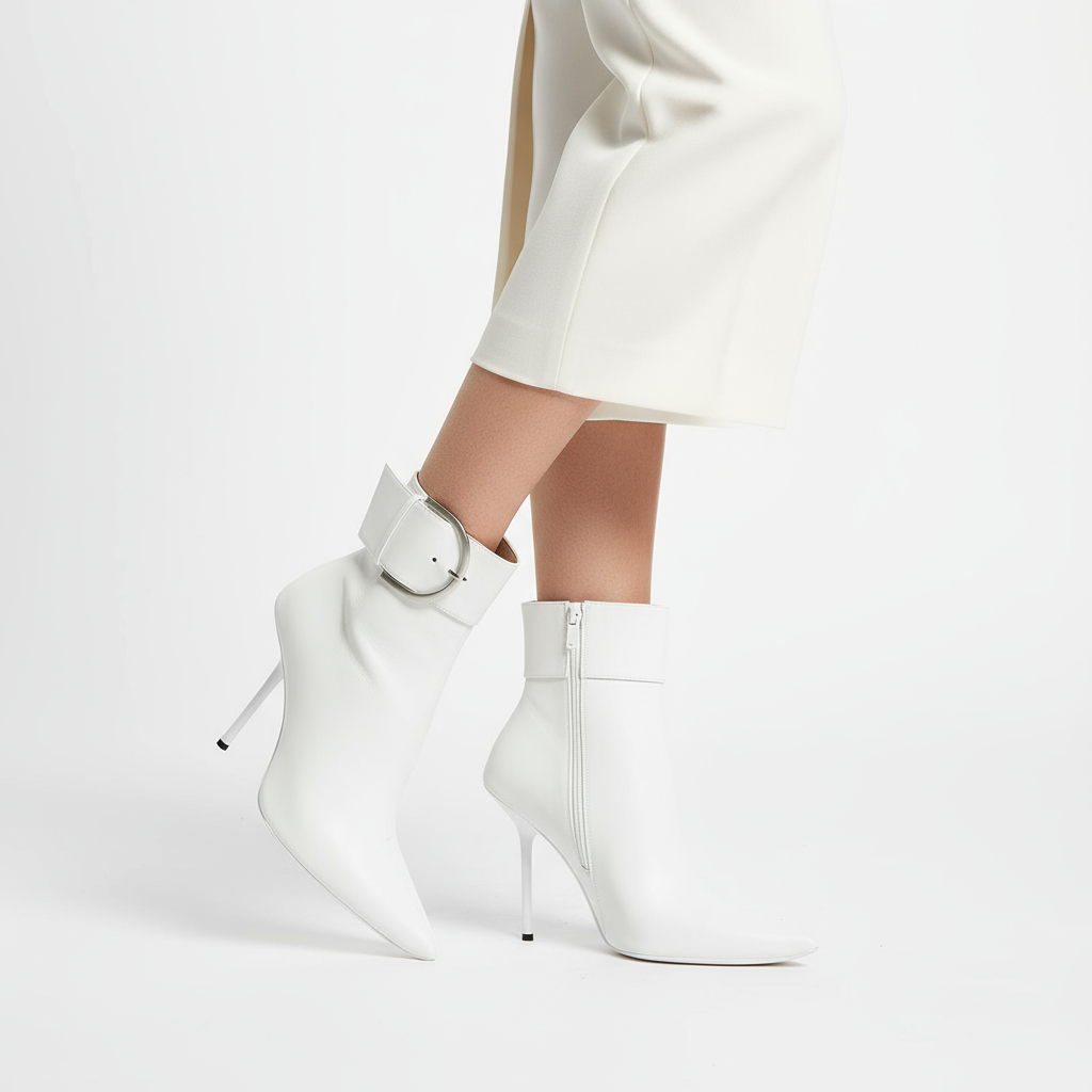 Bella Women's Ankle Boots | Microfiber, Trendy Zipper Design