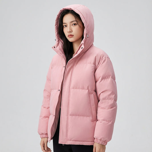 Chaqueta Acolchada Negra para Mujeres Cleo | Aislada con Capucha, Estilosa Chaqueta de Invierno