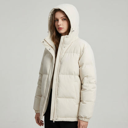 Doudoune noire pour femmes Cleo | Isolée avec capuche, veste d'hiver élégante