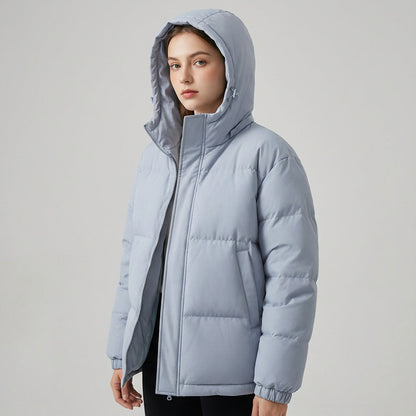 Doudoune noire pour femmes Cleo | Isolée avec capuche, veste d'hiver élégante