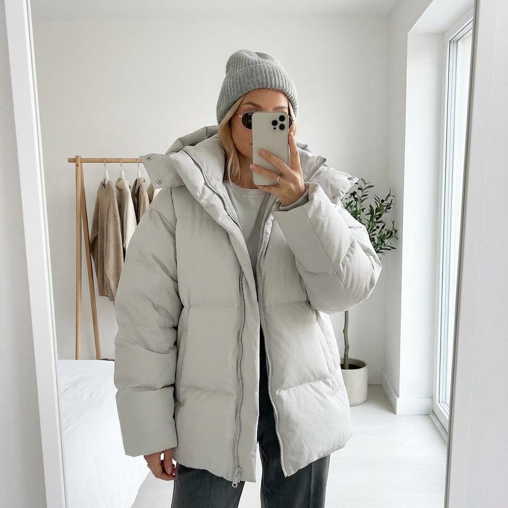 Chaqueta Acolchada Negra para Mujeres Avalon | Aislamiento de Alta Calidad, Diseño Moderno