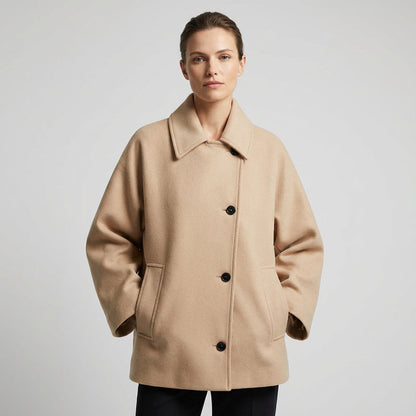 Maren Women's Winter Coat | Oversized, Button Front, Chic Style