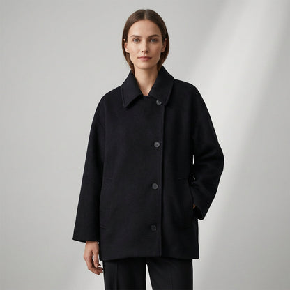 Maren Women's Winter Coat | Oversized, Button Front, Chic Style