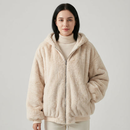 Marena Women’s Dual-Face Winter Jacket | Relaxed Fit, Cozy Essential