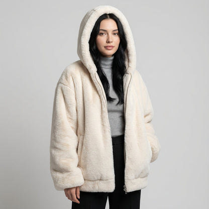 Marena Women’s Dual-Face Winter Jacket | Relaxed Fit, Cozy Essential