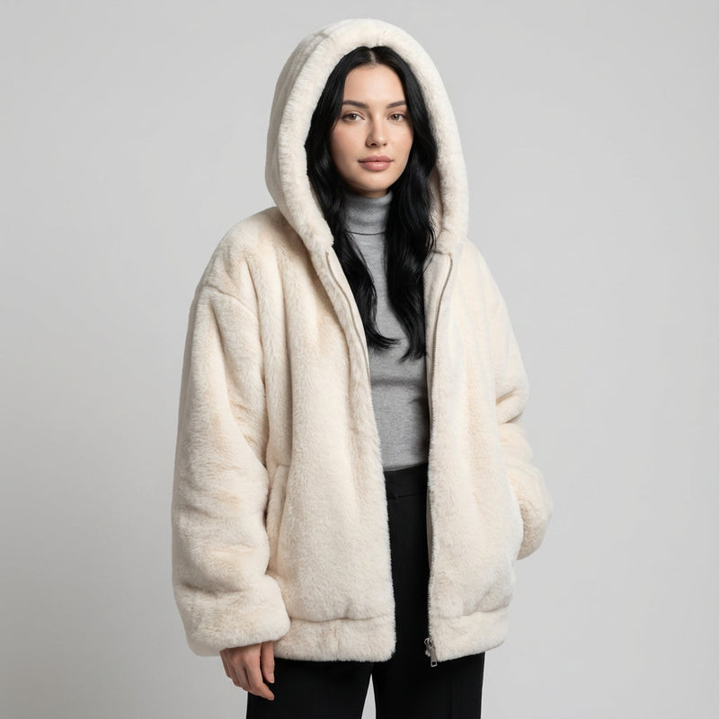 Marena Women’s Dual-Face Winter Jacket | Relaxed Fit, Cozy Essential