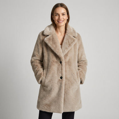 Olivia Women's Winter Coat | Soft Faux Fur, Oversized Fit