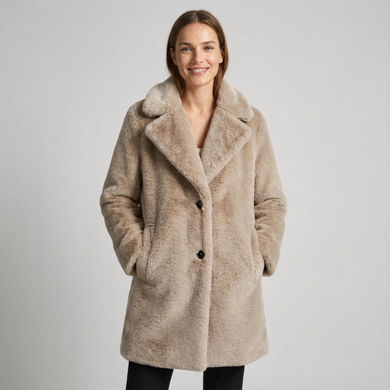 Olivia Women's Winter Coat | Soft Faux Fur, Oversized Fit