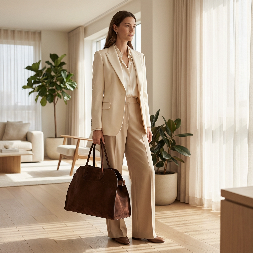 Fern Aveline Women’s Shopper Bag | Structured Silhouette, Double Top Handles