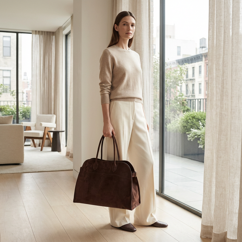 Fern Aveline Women’s Shopper Bag | Structured Silhouette, Double Top Handles