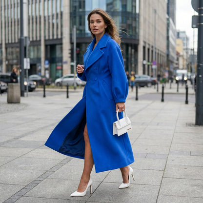 Adara Women's Winter Coat | Double Breasted, Elegant Design