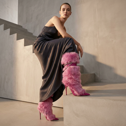 Bahar Women’s Knee High Boots | Pointed Toe, Stiletto Heel